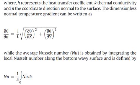 Computing Nusselt Number Fenics Project