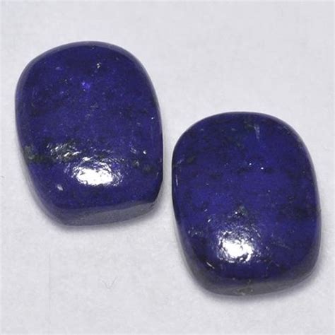 Blue Lapis Lazuli 12 Carat 2 Pcs Cushion From Afghanistan Gemstones