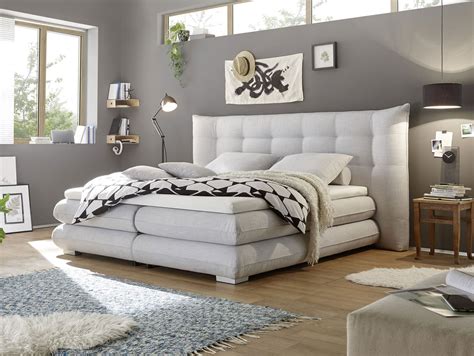 Außerdem haben sie optik und komfort selbst in der hand. MONACO #Boxspringbett 180x200 cm silver #schlafzimmer # ...