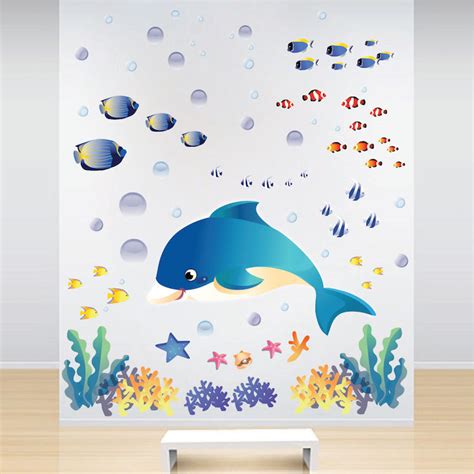 Under The Sea Wall Decals Fish Bedroom Stickers Primedecals