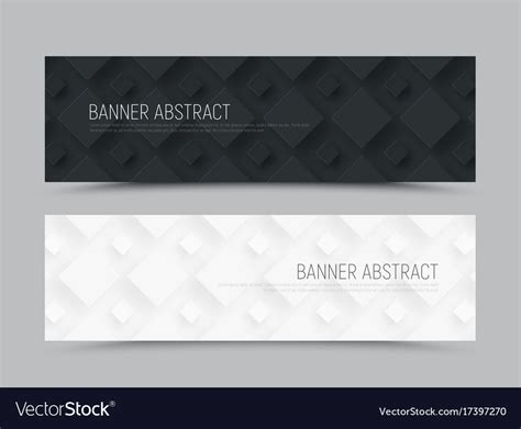Design Of A Horizontal Banner In A Minimalist Vector Image