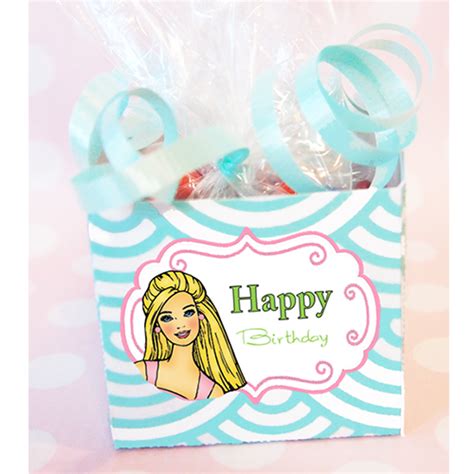 Printable Barbie Favors Candy Boxes Parties And Patterns Downloads