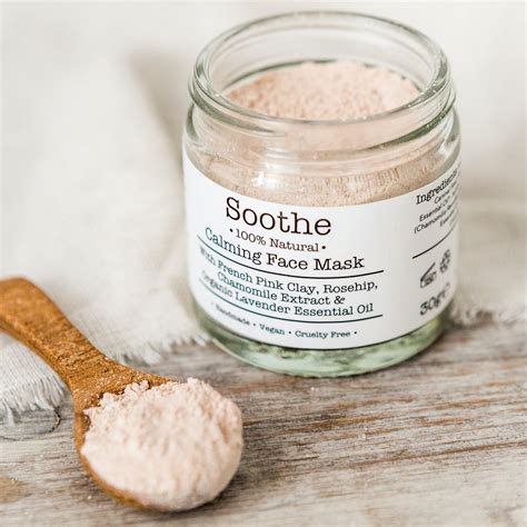 Soothe Face Mask Corinne Taylor Organic Aromatherapy Face Products
