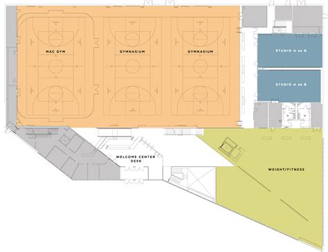 Community Recreation Center Floor Plans