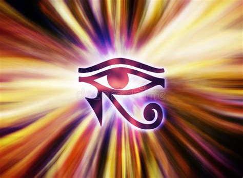 Eye Of Horus Egyptian Symbol Light Flare Stock Illustration Illustration Of Heaven Flare 3567720