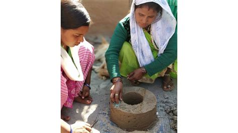 smokeless cookstove foundations clean energy mud chulha stove making training program for