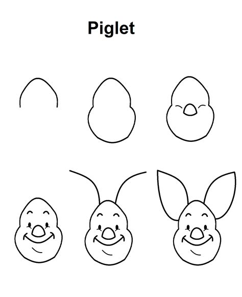 Easy To Draw Disney Characters Step By Step At Drawing Tutorials