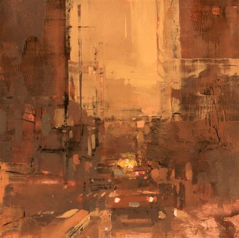 Cityscape Composed Form Study 28 6 X 6 Inches Oil On Panel Nov