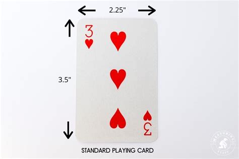 What Is The Size Of A Playing Card Measuring Stuff