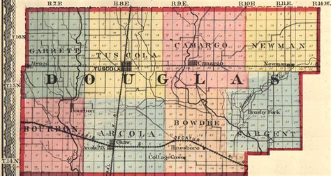 Douglas County Illinois Maps And Gazetteers