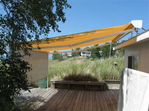 Home Retractable Deck Awnings 12 Muskegon Awning And Fabrication