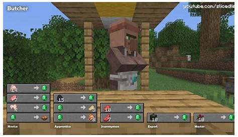 How To Trade And Exchanges With The Villagers In Minecraft