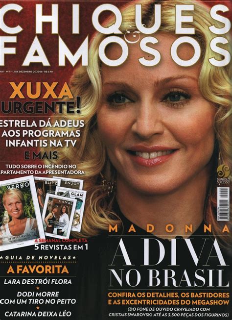 Madonnalicious Tour Spoiler Free Edition Brazilian Magazines Chiques E Famosos