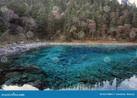 Jiuzhaigou National Park Stock Photo Image Of Limestone 85318884