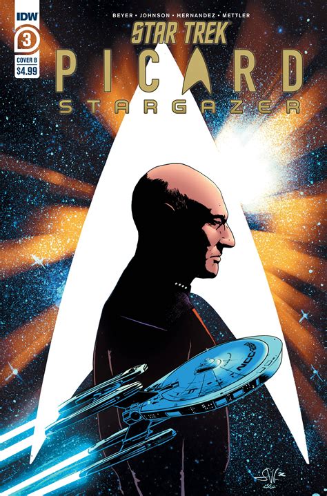 Aug221564 Star Trek Picard Stargazer 3 Cvr B Von Gorman Previews World