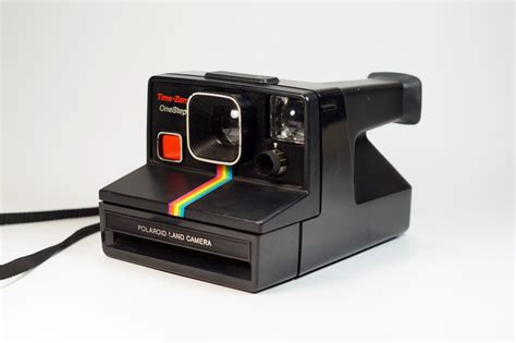 Polaroid Time Zero Onestep Land Camera Instant Film Sx 70 Black Rainbow