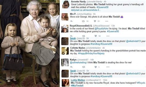 Mia Tindall Steals The Show In The Queen S 90th Birthday Portrait Queen 90th Birthday 90th