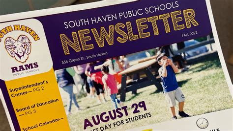 Back To School Newsletter South Haven High School