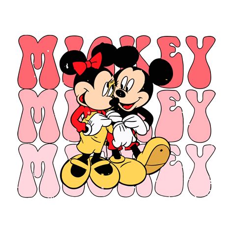 Mickey And Minnie Valentines Day Disney Couple Svg File Inspire Uplift