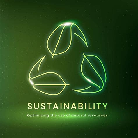 Free Vector Sustainability Environmental Logo Vector With Text