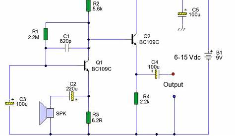 circuit diagram for speaker