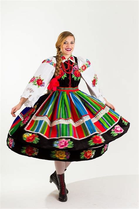 polish costume women folk dress poland psasb go ke