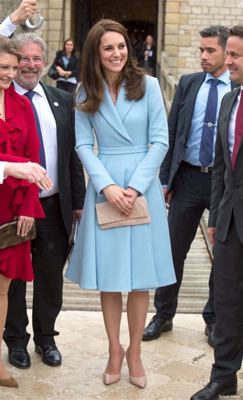 kate middleton s outfit in luxembourg emilia wickstead coat dress