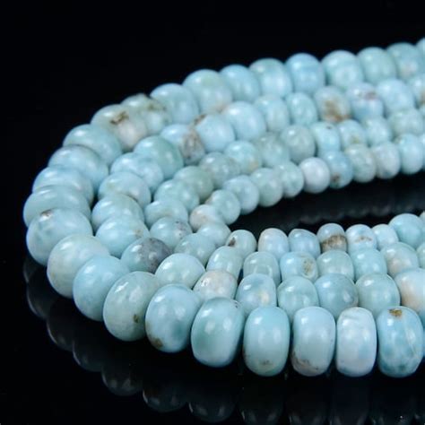 Natural Blue Larimar Beads Smooth 6mm 7mm 8mm 9mm 10mm 14mm Etsy