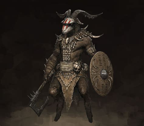 It was first sighted in 1973, and since then various other sightings have been made. ArtStation - Goatman Clan, Ariel Perez | Character art ...