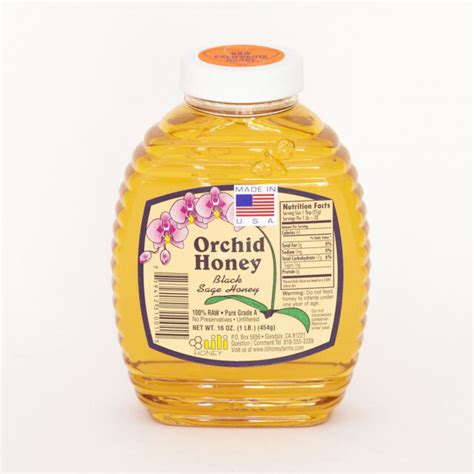 California Raw Orchid Honey 16oz 453g Pure 100 Natural Grade A T Wrapped Ebay