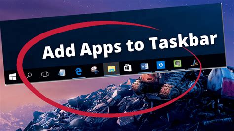 How To Add App In Taskbar Add Icon To Taskbar Infocompile