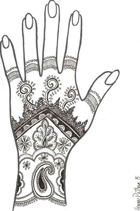 Printable Henna Designs For Hands Customize And Print