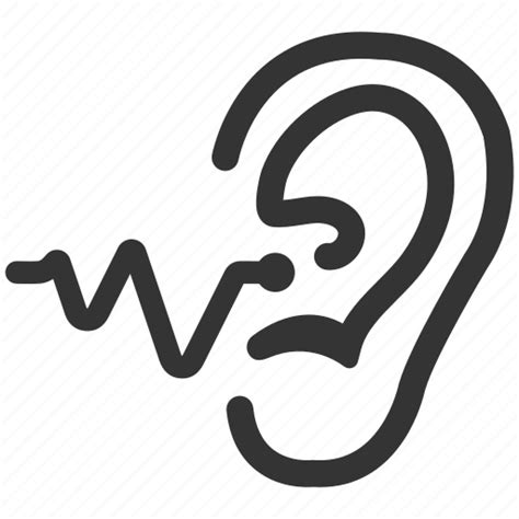 Hear Hearing Hearing Test Listen Oscillation Otology Sound Icon
