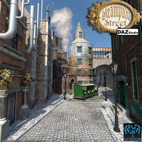Steampunk Street For Daz Studio 3d Models Bluetreestudio