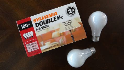 Sylvania 100watt Soft White Incandescent Light Bulbs Youtube