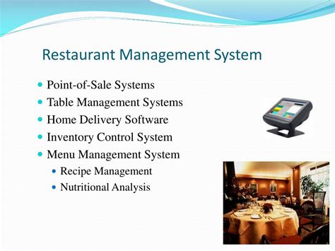 Ppt Restaurant Management Systems Powerpoint Presentation Free
