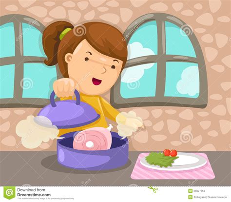 Girl Cooking Royalty Free Stock Images Image 26327659