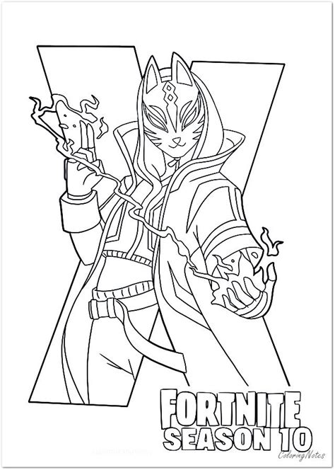 Fortnite coloring pages print and color awesome fortnite. Fortnite coloring pages season 10 in 2020 | Coloring pages ...