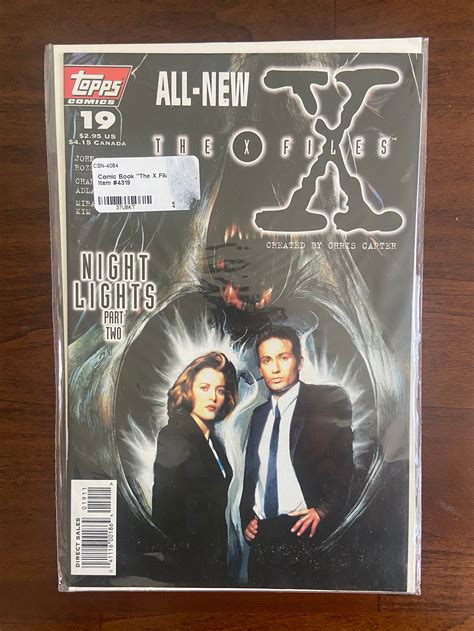 The X Files Comic Book Topps Comics Trick Of The Light Etsy