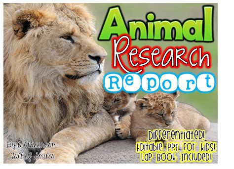 Animal Research Report : Lap Book, PowerPoint, Notes Packet, & Research Paper | Research paper ...