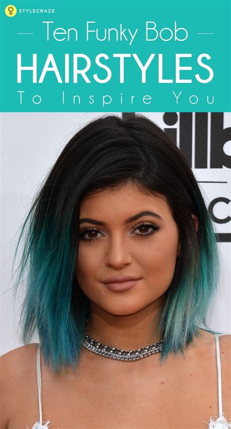 10 Funky Bob Hairstyles To Inspire You Jenner Hair Kylie Jenner Hair