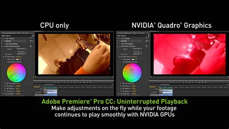 I recently built myself a new computer a few months ago. Adobe Premiere Pro CC: NVIDIA GPUs vs. CPU - YouTube