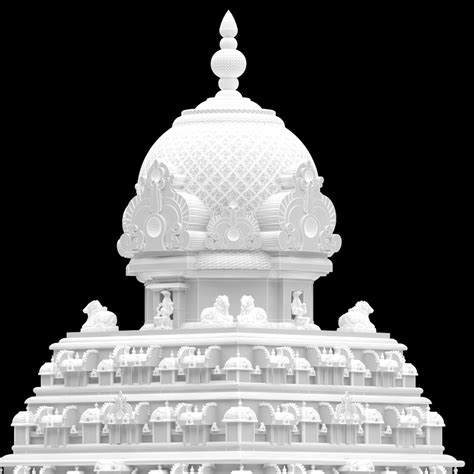세계적으로 유명한 Thanjavur Big Temple 내부 3d 모델 인도 3d 모델 3d 모델 Turbosquid 1829921