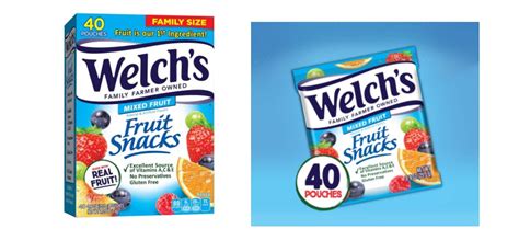 Amazon Offer Box Of 40 Welchs Mixed Fruit Snacks Just