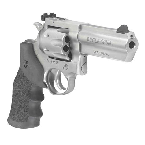 Ruger Gp100 327 Federal Magnum 42in Stainless Revolver 7 Rounds