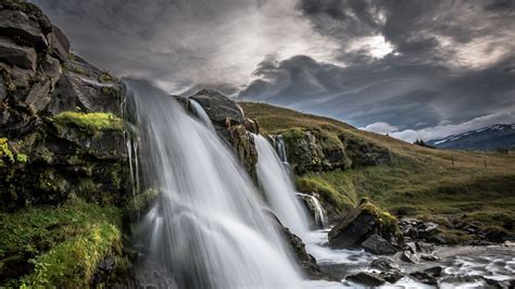 Download Wallpaper 1920x1080 Iceland Waterfall Nature Full Hd 1080p