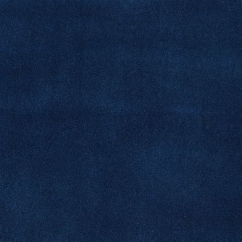 Blue Solid Plain Upholstery Velvet Fabric By The Yard