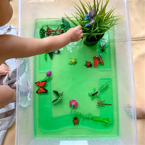 Spring Sensory Bin For Toddlers Happy Toddler Playtime