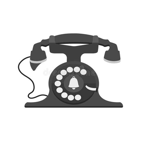 Office Telephone Vector Icon Stock Vector Illustration Of Number