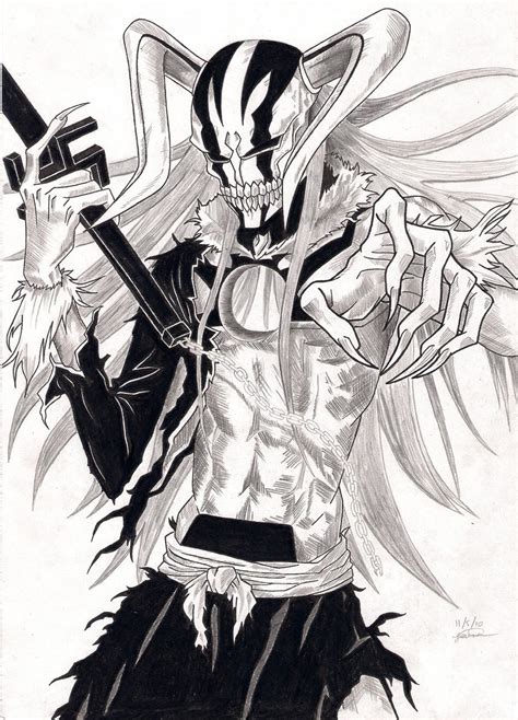 Ichigo Hollow Form 2 Sketch By Jdgonline On Deviantart